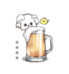 愛犬家のわんこと判子♡シロ[食べ物vol,2]（個別スタンプ：20）