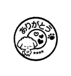 愛犬家のわんこと判子♡シロ[食べ物vol,2]（個別スタンプ：23）