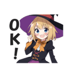 ハロウィンガールズ【秋・仮装・コスプレ】（個別スタンプ：11）