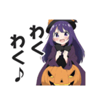 ハロウィンガールズ【秋・仮装・コスプレ】（個別スタンプ：23）