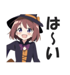 ハロウィンガールズ【秋・仮装・コスプレ】（個別スタンプ：28）