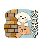 キュートなトイプードル ♡ デカ文字入り（個別スタンプ：29）