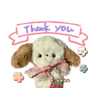 本物のぬいぐるみ♡愛犬わんこ/ふわプク/1（個別スタンプ：7）