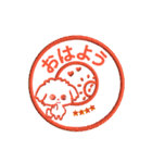 本物のぬいぐるみ♡愛犬わんこ/ふわプク/1（個別スタンプ：11）