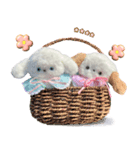 本物のぬいぐるみ♡愛犬わんこ/ふわプク/1（個別スタンプ：19）