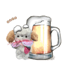 本物のぬいぐるみ♡愛犬わんこ/ふわプク/1（個別スタンプ：24）