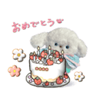 本物のぬいぐるみ♡愛犬わんこ/ふわプク/1（個別スタンプ：30）