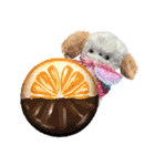 本物のぬいぐるみ♡愛犬わんこ/ふわプク/2（個別スタンプ：13）