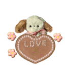 本物のぬいぐるみ♡愛犬わんこ/ふわプク/2（個別スタンプ：19）