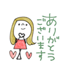mottoのおとな女子スタンプ♡丁寧（個別スタンプ：5）