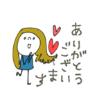 mottoのおとな女子スタンプ♡デカ文字（個別スタンプ：9）