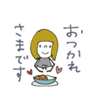 mottoのおとな女子スタンプ♡デカ文字（個別スタンプ：19）