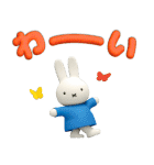 毎日使える♪ミッフィー（3Dタッチ）（個別スタンプ：12）