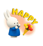 毎日使える♪ミッフィー（3Dタッチ）（個別スタンプ：29）
