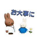 毎日使える♪ミッフィー（3Dタッチ）（個別スタンプ：34）