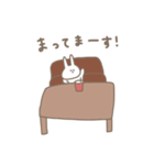 うさぎだけ。旅行編。（個別スタンプ：31）