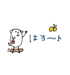 mottoの白豆犬♡日常（個別スタンプ：2）