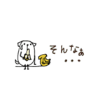 mottoの白豆犬♡日常（個別スタンプ：22）
