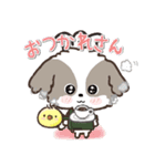 愛犬ワンコdeカフェ♡犬の日【挨拶】（個別スタンプ：27）