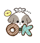 愛犬ワンコdeカフェ♡犬の日【カスタム】（個別スタンプ：1）