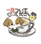 愛犬ワンコdeカフェ♡犬の日【カスタム】（個別スタンプ：28）
