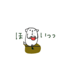 mottoの白豆犬♡家族連絡用（個別スタンプ：20）
