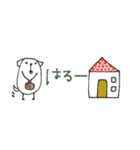 mottoの白豆犬♡家族連絡用（個別スタンプ：30）