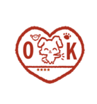 愛犬ワンコdeはんこ【改正版】♡マルチーズ（個別スタンプ：4）
