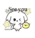 愛犬ワンコdeはんこ【改正版】♡マルチーズ（個別スタンプ：40）