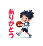 かわいいバスケプレイヤー2（個別スタンプ：2）