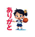 かわいいバスケプレイヤー2（個別スタンプ：3）