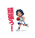 かわいいバスケプレイヤー2（個別スタンプ：6）