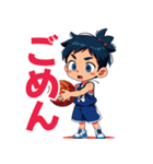 かわいいバスケプレイヤー2（個別スタンプ：8）