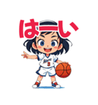 かわいいバスケプレイヤー2（個別スタンプ：10）