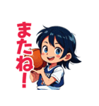 かわいいバスケプレイヤー2（個別スタンプ：22）