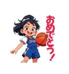 かわいいバスケプレイヤー2（個別スタンプ：27）