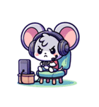 ねずみげーみんぐ（個別スタンプ：5）