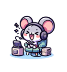 ねずみげーみんぐ（個別スタンプ：7）