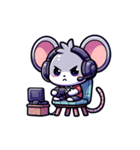 ねずみげーみんぐ（個別スタンプ：8）