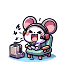 ねずみげーみんぐ（個別スタンプ：16）