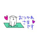 mottoの白豆犬♡冬（個別スタンプ：25）