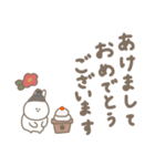 うさぎだけ。冬編。（個別スタンプ：37）