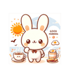 愛らしいウサギの日常（個別スタンプ：2）