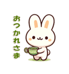 愛らしいウサギの日常（個別スタンプ：5）