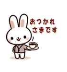 愛らしいウサギの日常（個別スタンプ：6）