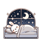 愛らしいウサギの日常（個別スタンプ：7）