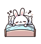 愛らしいウサギの日常（個別スタンプ：8）