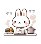 愛らしいウサギの日常（個別スタンプ：30）