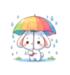 愛らしいウサギの日常（個別スタンプ：40）