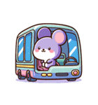 帰宅ねずみ（個別スタンプ：11）